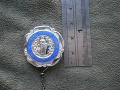 General Nursing Council England & Wales Vintage Enamel Lapel Pin Hat Badge 9.6g