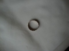 VINTAGE 1970-80s WEAVED SILVER BAND STERLING SILVER 925 SZ 7.5
