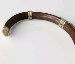 Vintage Brown Leather Cuff Boho Bracelet Copper Brass Base Southwestern Styl 7.5