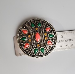 Vintage Emmons Brooch Pendant Large Signed Marked On Back See Pictures VTG
