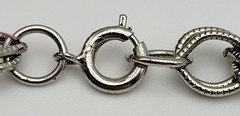 Vintage Silver Plated Double Rolo Chain Necklace 22″ Unisex