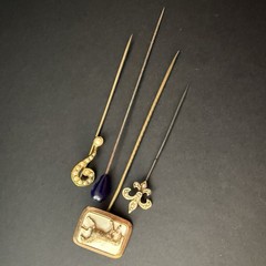 Antique Stick Pins – Victorian /Early 20th Century – Lot of 4 – Jewelry