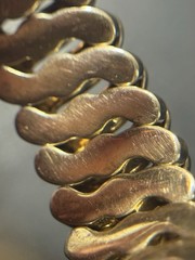 Vintage LaMode Heart Precious Metal Bracelet Possibly Gold Filled