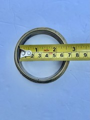 Brass Vintage Bangle Bracelet 1 In Wide MCM