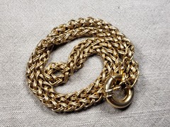 Beautiful Vintage Necklace Gold Tone Chain Thick Gift D26
