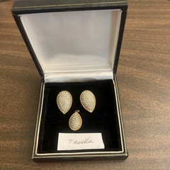 Vintage Marvella Earrings And Pendant