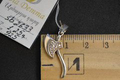925 Sterling Silver Axe Pendant – Women’s Jewelry
