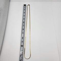 Vintage Trifari Gold Plated Simple Chain Necklace MCM Minimalist