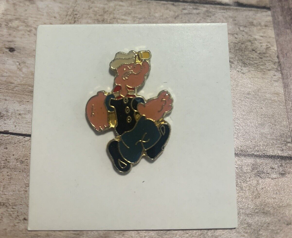 Vintage Popeyes the Sailor Man Lapel Pin Brooch Cartoon Character Rare