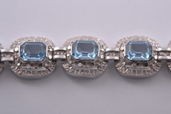 Silver 1950’s Bling Bracelet