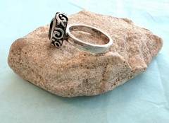 Vintage Sterling Silver 925 Silpada Smoky Quartz Gemstone Solitaire Ring SZ 6.75