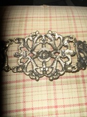 Vintage VCLM Faux Diamond And Tourmaline Bracelet
