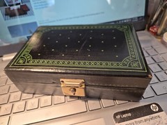 Men’s Swank Jewelry Box With Cuff Links Tie Pins And Clips See Description