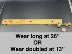 Vintage 12k Gold Filled Watch Chain FOB, ChatelaineSlide,Swivel Dog Clip, ~READ~