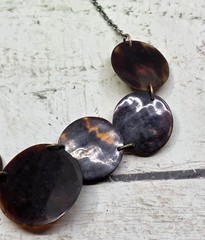 Vintage Operculum Shell Necklace – Shiva Eye / Cat’s Eye Shell Jewelry