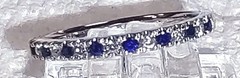 14K Vera Wang Diamond and Sapphire Band NR