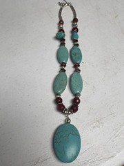 Vintage Turquoise Necklace Jewelry Vintage Silver Clasp