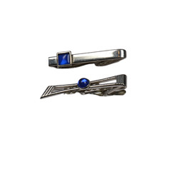 Vintage Pair of Tie Clips (Foster & No Brand) D115-46