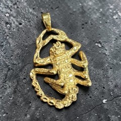 Gold Filled Large Scorpion Pendant