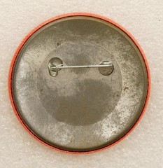 Vintage Statement Pinback Button Political Protest No Sales Tax