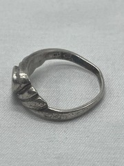Vintage 925 Sterling Silver Mother-of-Pearl Ring Size 5