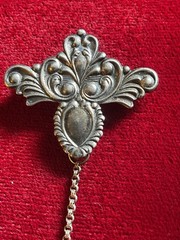 Vintage Sterling chateline, 6 Grams, Stamped 925, Gorgeous!