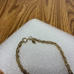 Vtg SARAH COVENTRY Duchess Necklace Gold Toned Twisted Rope Pendant 24 Inch