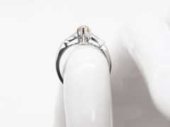 Vintage 1950s $5000 1.25ct Natural FANCY YELLOW Marquis Diamond Platinum Ring