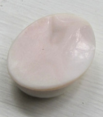 High Relief Conch Shell Cameo Lady Portrait Pink Hand Carved Loose 26mm