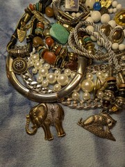Lovely Vintage Jewelry Lot~ 1 Lb 14 oz See Photos!