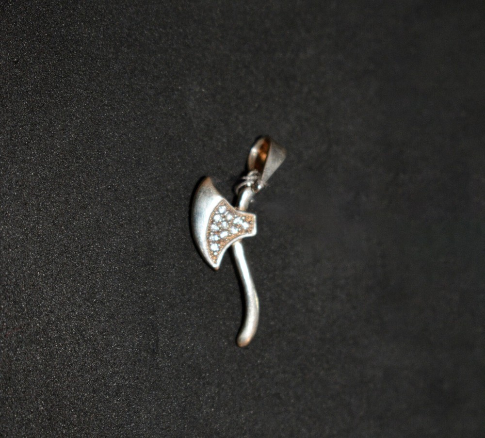 925 Sterling Silver Axe Pendant – Women’s Jewelry