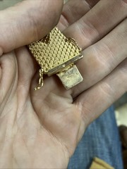 Vintage De Cesare 18K Gold Plated Mesh Bracelet Mens Woman’s Jewelry
