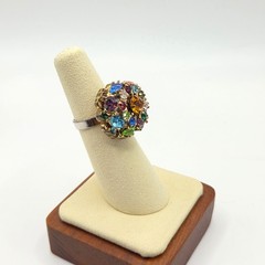Vintage Rhinestone Cocktail Ring