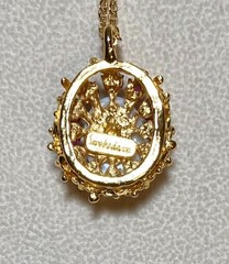AUTHENTIC SWOBODA PENDANT ~ AUSTRALIAN FIRE OPAL, GENUINE RUBY ~ 3 ct RUBY!