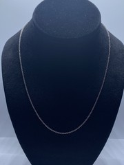 Tiffany & Co. Sterling Silver 925 Fine Cable Link Chain Necklace 17.75″ 2.9g