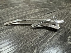 VINTAGE STERLING SILVER MODERNIST LARGE STAR BROOCH AND PEDANT