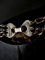 VTG CELEBRITY NY SILVER TONE CONVERTIBLE DIFFERENT LOOKS TASSEL NECKLACE CHIC
