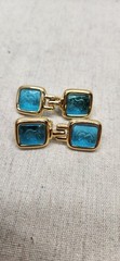 Rare Vintage Goldtone Monet Intaglio Roman Soldier Cameo Clip On Earrings…