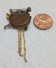 OOAK (one of a kind) Vintage Handcrafted Brooch Pin Unsigned (BRCH056)