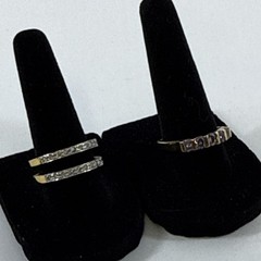 Women’s Mixed Lot 9 Rings Crystal & Stone Multicolor Mixed Metals Materials
