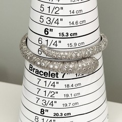 Snake Serpent Bracelet Clear CZ Green Eyed Silver Tone Sparkly Hinged Bangle