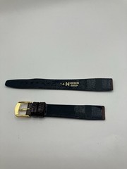 Hirsch Rainbow Collection Dark Brown Vintage Watch Band S14