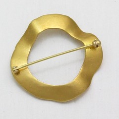 20K Yellow & White Gold .48 cttw Diamond Converted Vintage Brooch
