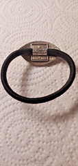 Sterling Silver (925) Bracelet and Pony Tail Tie with Silver Clasp