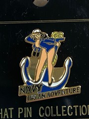 Beautiful Vintage Hat Pin Collection – Navy, It’s an Adventure Estate
