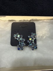Lot of Vintage Weiss and Hobe Crystal Earrings Clip On