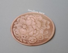Cameo handmade Victorian model, without pantograph, great realism. 60x 45 mm