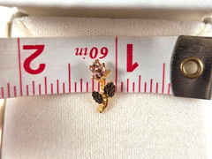 Stamper Vintage 10K Black Hills Gold Rose Tie Tack/Pin – NIB (CP110)