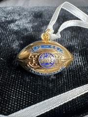 ✨Vintage Football Charm Yellow Gold 1/10 10K 1968 Western High Champions