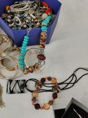Vtg-Modern Jewelry Lot Wearable Signed 925, 14KGP Lia Sophia Napier Avon No Junk